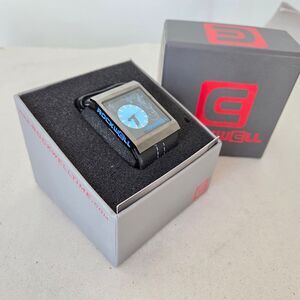 Rockwell Mercedes Vogue Watch Mens Analog Blue Black Leather *Needs New Battery*